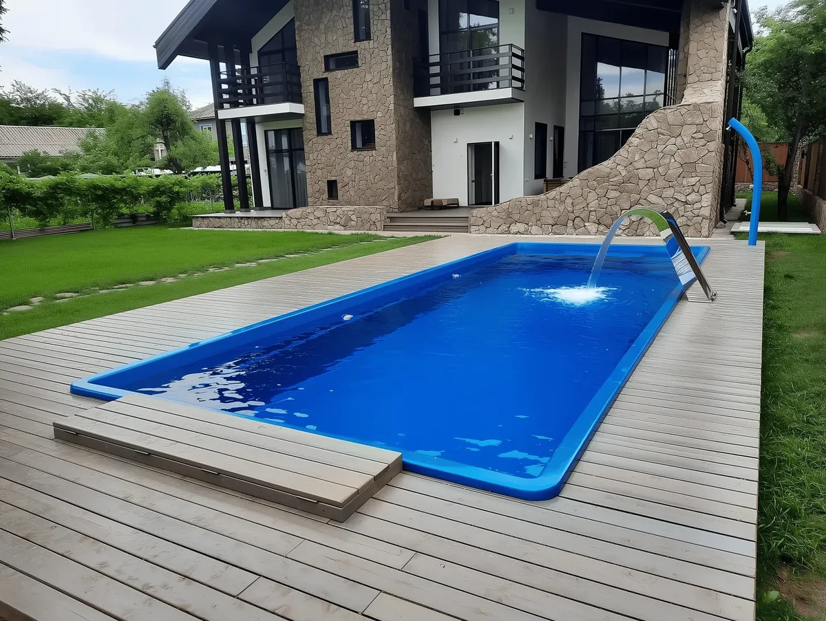 Композитный бассейн Laguna 9 — вид сверху в Барнауле