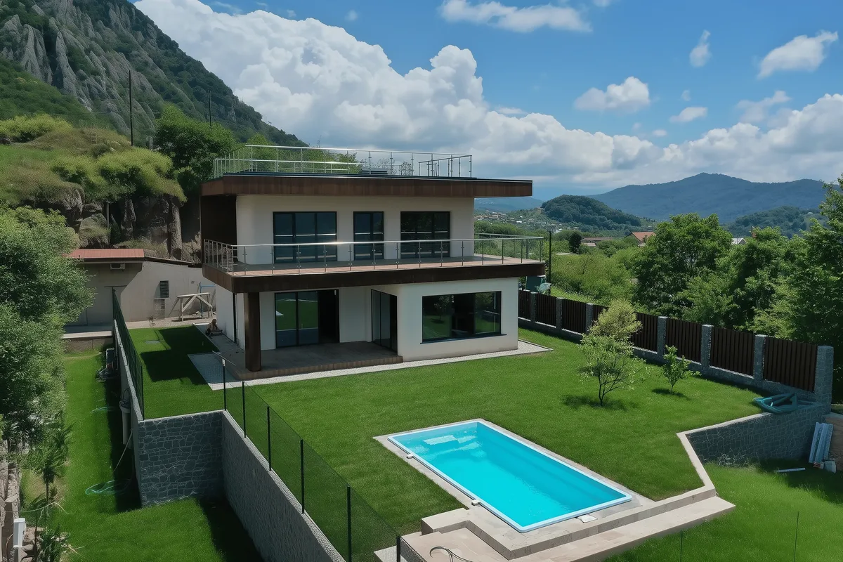 Композитный бассейн Laguna 6 — визуализация в Барнауле