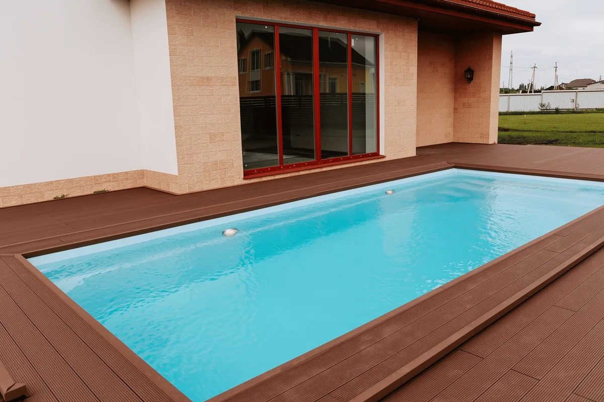 Композитный бассейн Laguna 8 — вид сверху в Барнауле